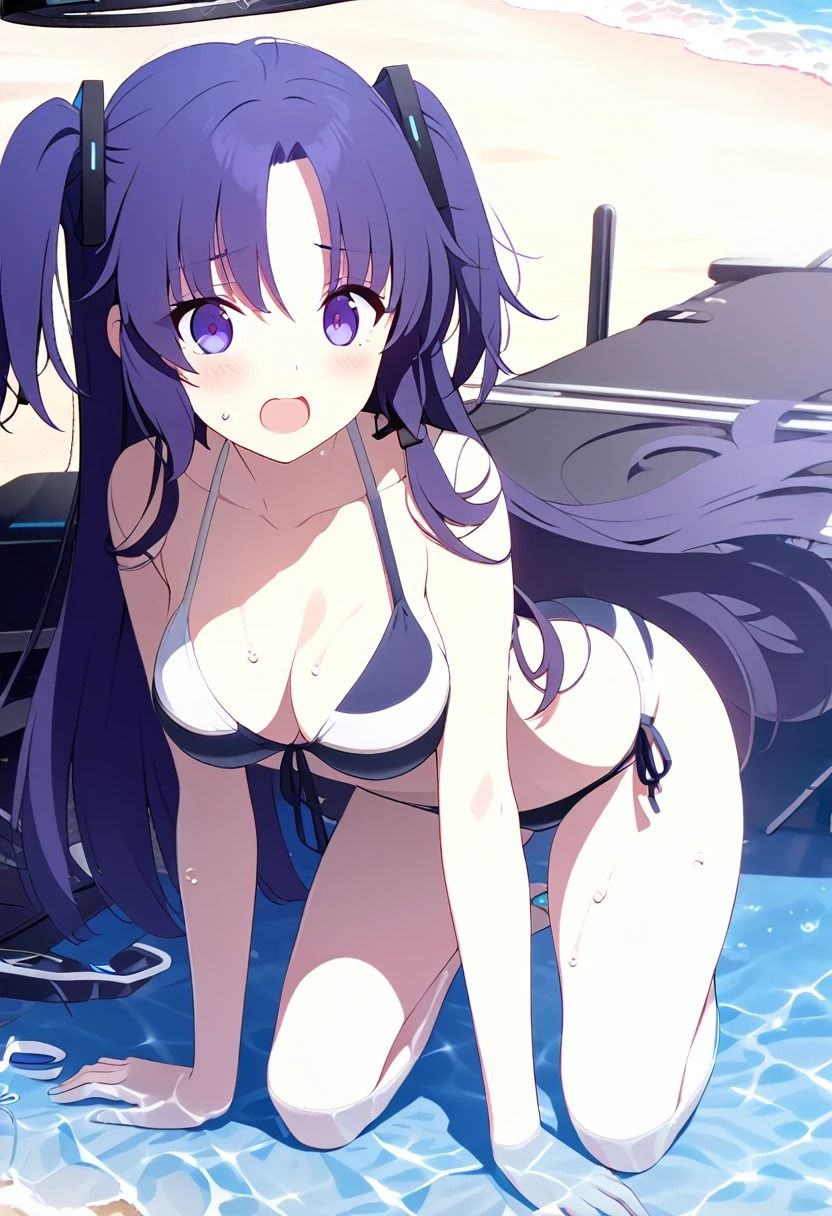 水着ユウカが尊すぎて中出しSEXしまくった｜汁なし担々麺 サンプル画像 4