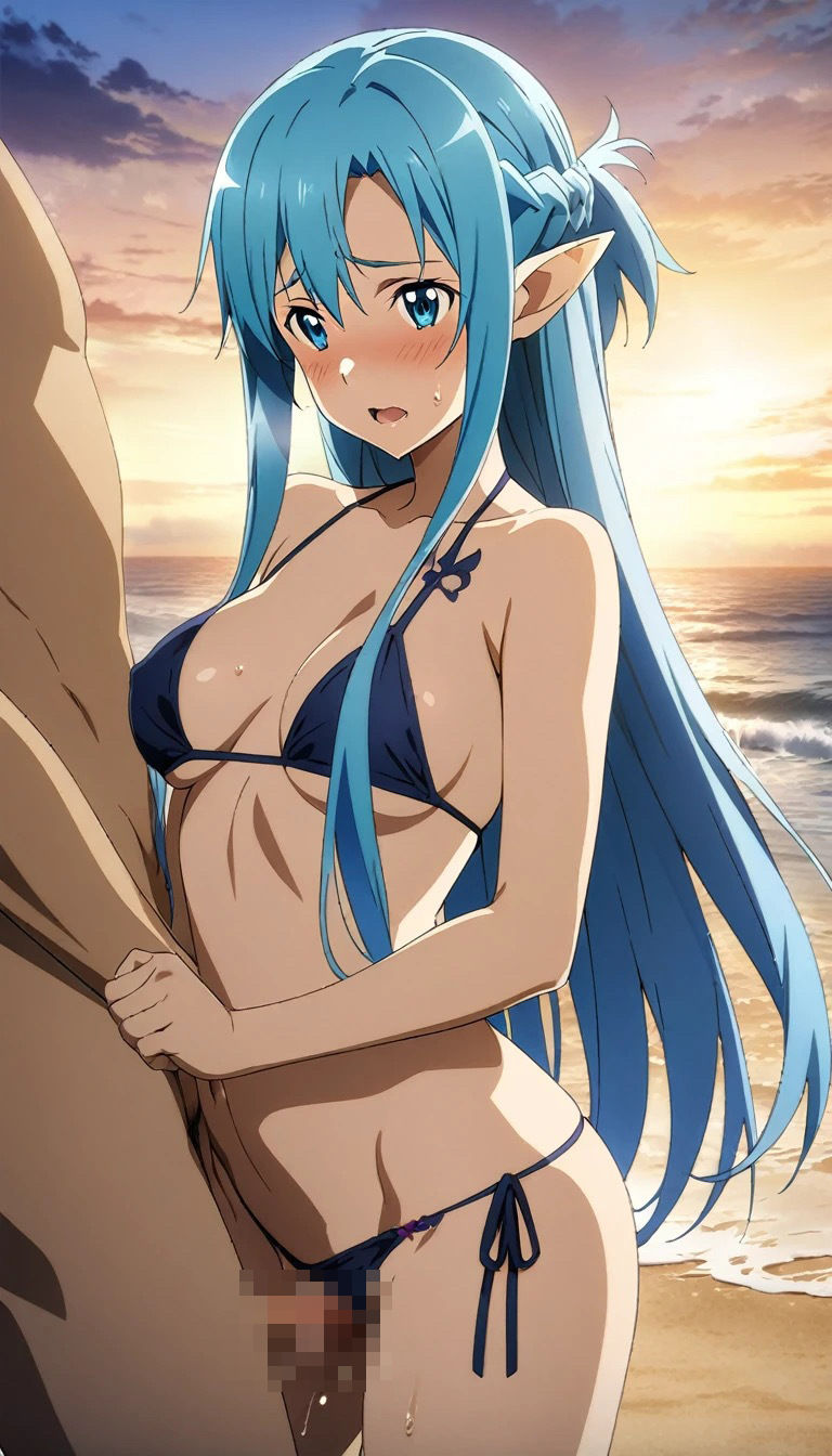 アスナちゃん(ウンディーネ)とNTRセックス｜汁なし担々麺 サンプル画像 6