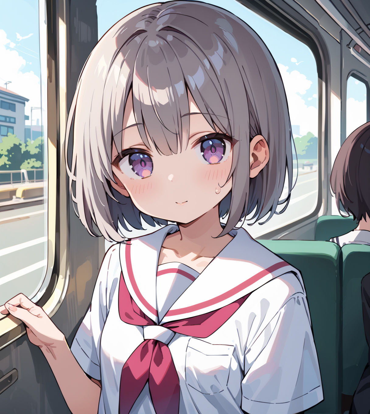 夏休みの午後、ローカル線で君とpart.4|プリズムK サンプル画像 5