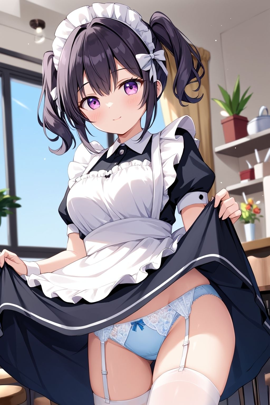 ご奉仕清楚メイドにレースパンティーみせてもらいました【250枚】 サンプル画像 10