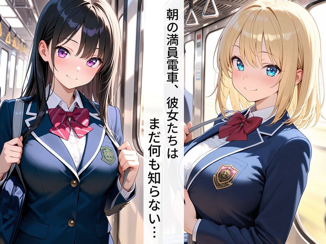 女子校生肉便器〜電車レ●プ編〜 サンプル画像 2