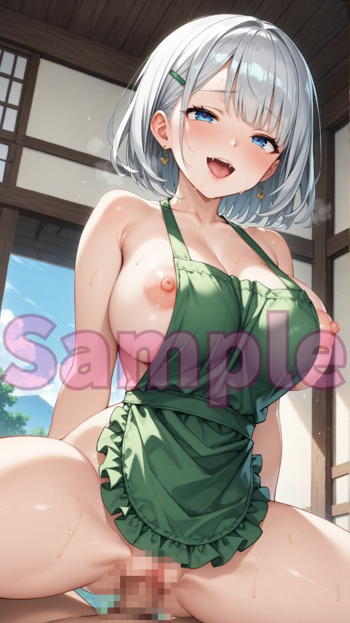 淫乱はだかエプロン女子たちがあなたとスペルマを包み込む! サンプル画像 4