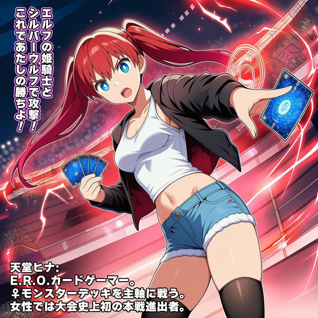 エロカードゲーマー敗北 Enhanced Reality Overflow サンプル画像 2