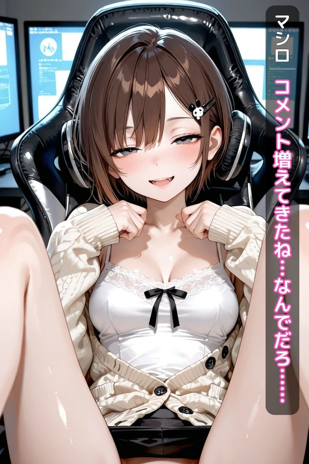 綾瀬真白のV配信で公開するね(3話パック)【地下アイドル】【枕営業】【魔法のオナホ】【CDZ】 サンプル画像 4
