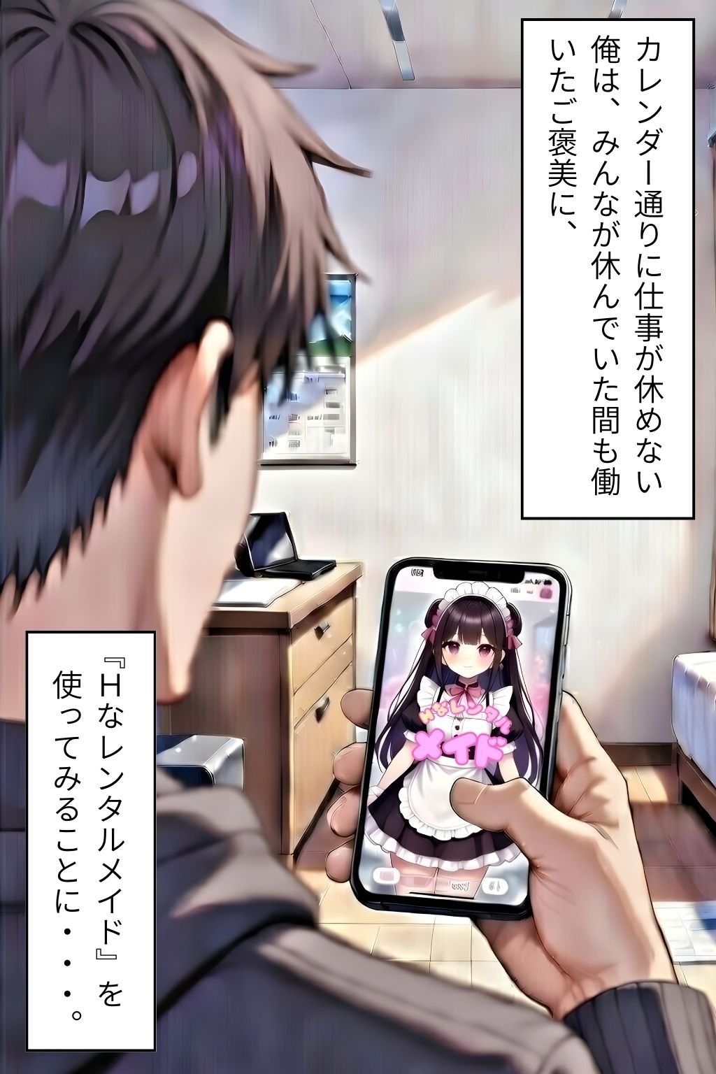 ご褒美レンタルメイド 〜 清楚な処女メイドが快感を知るまで(前編)〜 サンプル画像 2