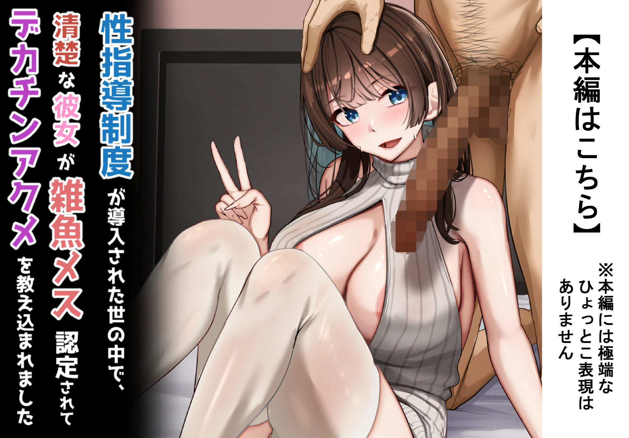 性指導制度が導入された世の中で、清楚な彼女が下品なひょっとこフェラを教え込まれました サンプル画像 3