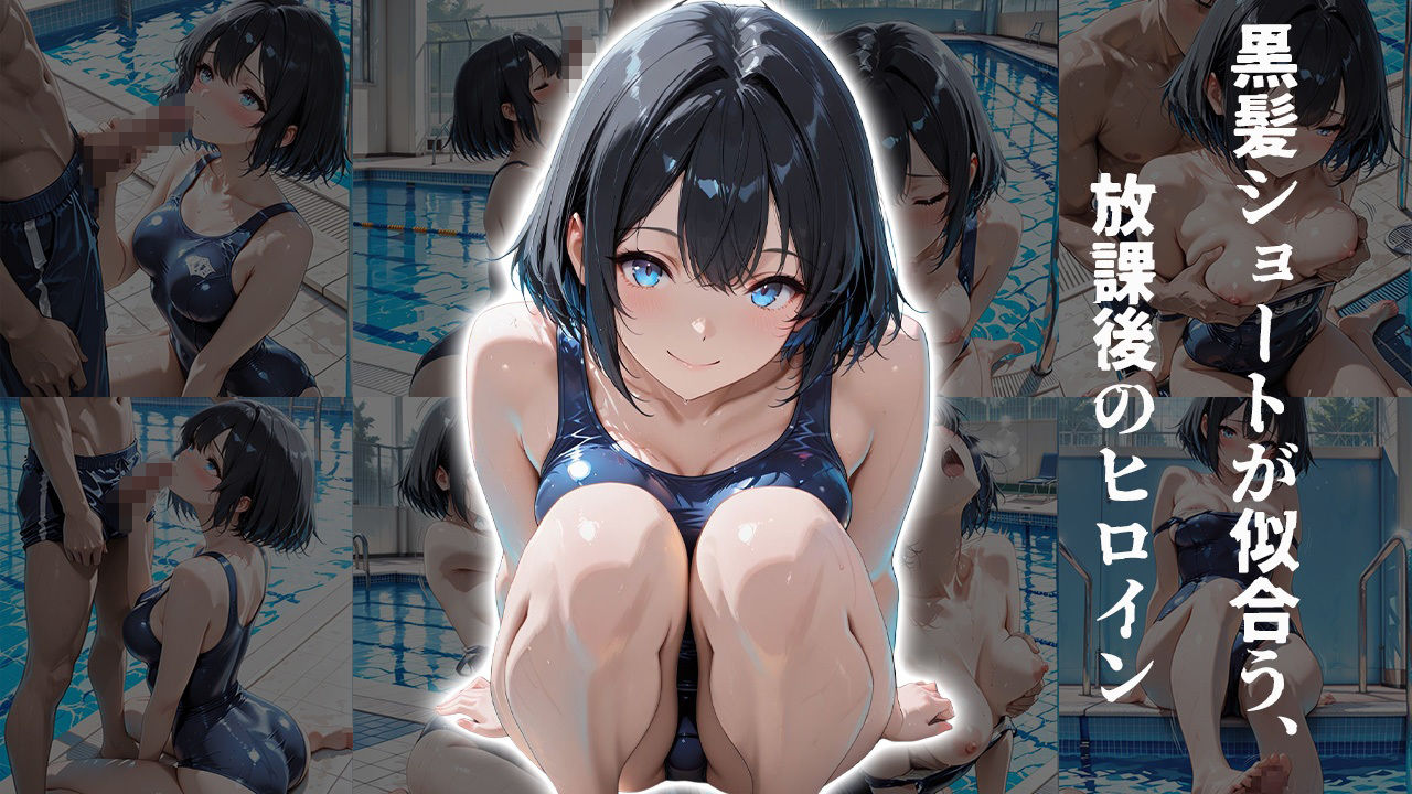 好奇心旺盛な黒髪ショートJKとたっぷり学園プレイ サンプル画像 2