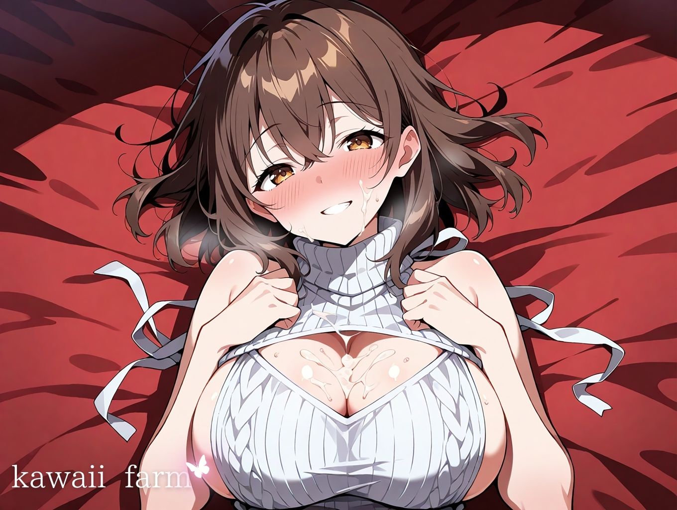 性欲まみれ エロセーターver. サンプル画像 11