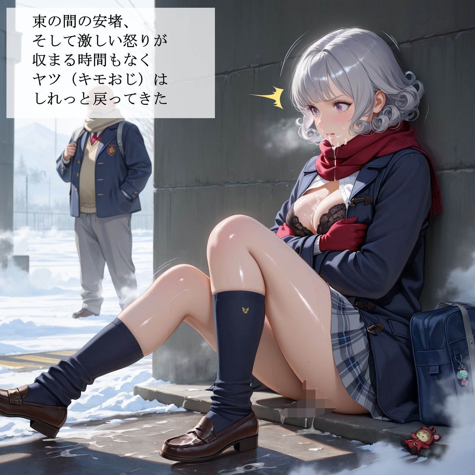 制服女子校生の受難2 -私は戻ってきたキモおじにレ〇プされました- サンプル画像 2