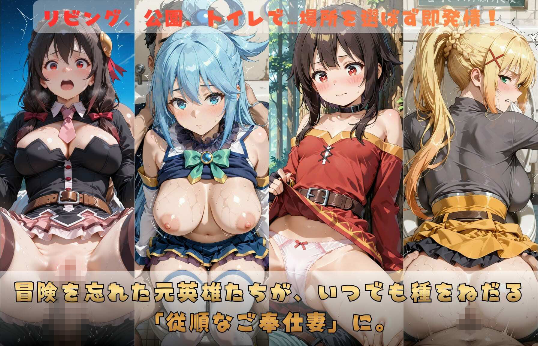 この素晴らしい孕み袋に祝福を! サンプル画像 6