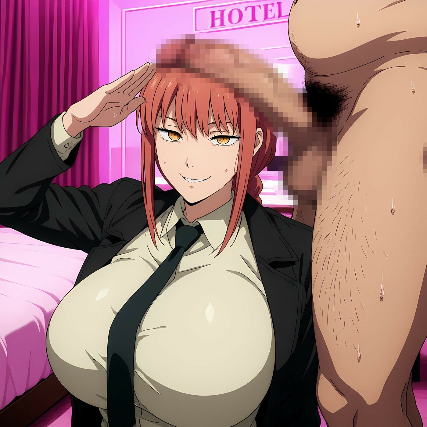 爆乳マキ◯老人を逆ナンパ サンプル画像 2