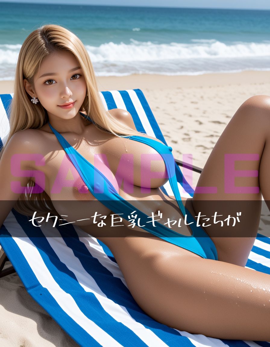 ギャルまみれ〜ポロリ天国!モロ見えスリングショットがエロすぎる 2〜 サンプル画像 3