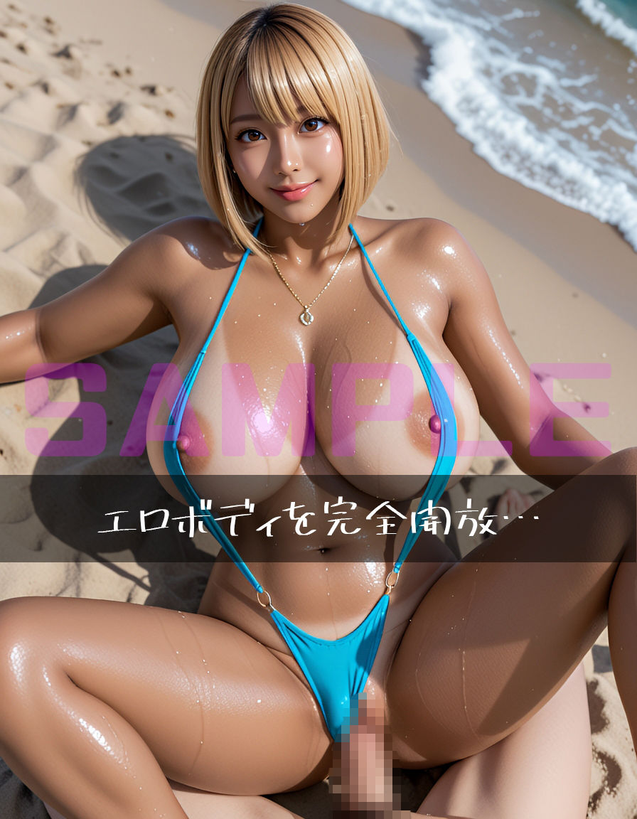 ギャルまみれ〜ポロリ天国!モロ見えスリングショットがエロすぎる 2〜 サンプル画像 5