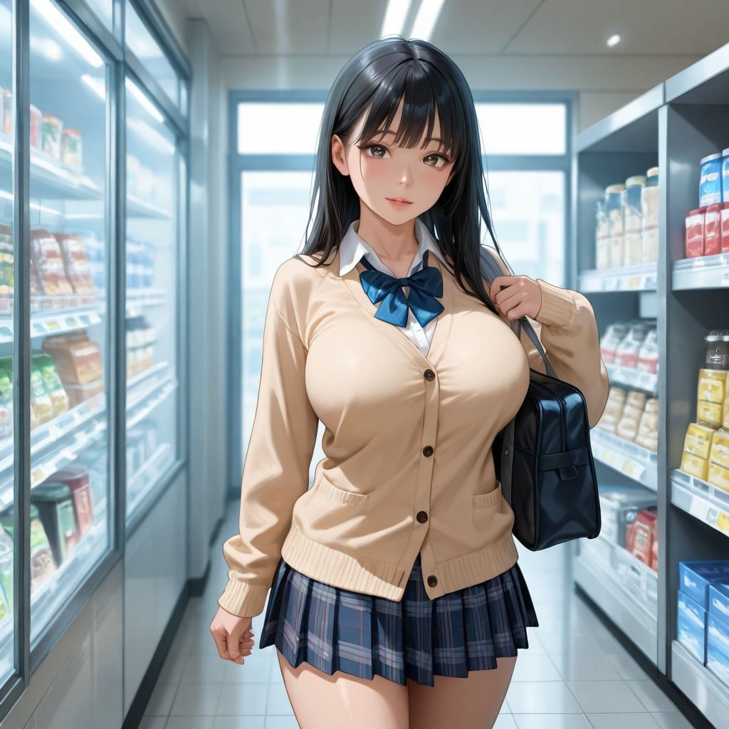 巨乳女子校生写真集 サンプル画像 2