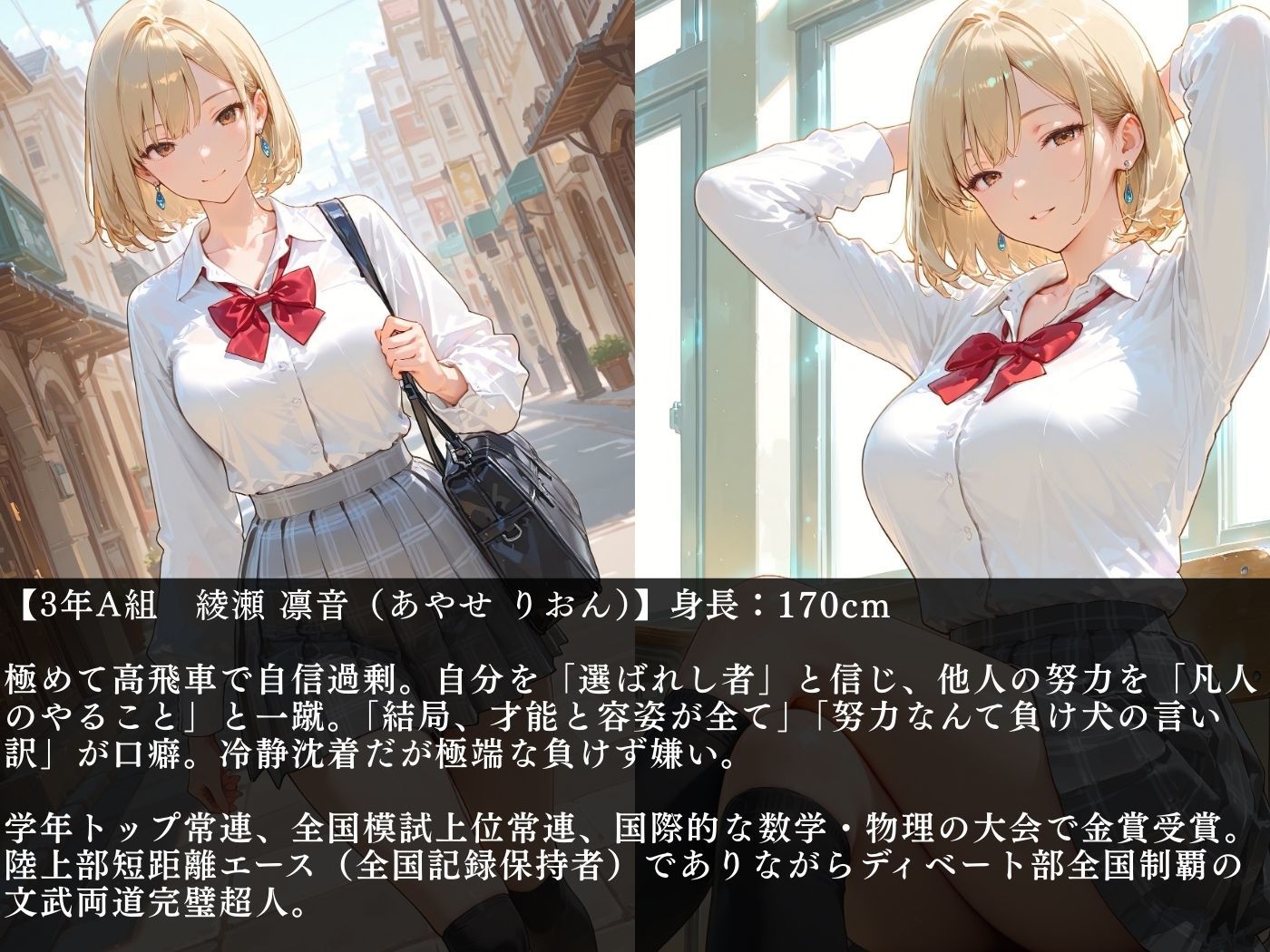 高プライド女は煽りに弱い サンプル画像 2