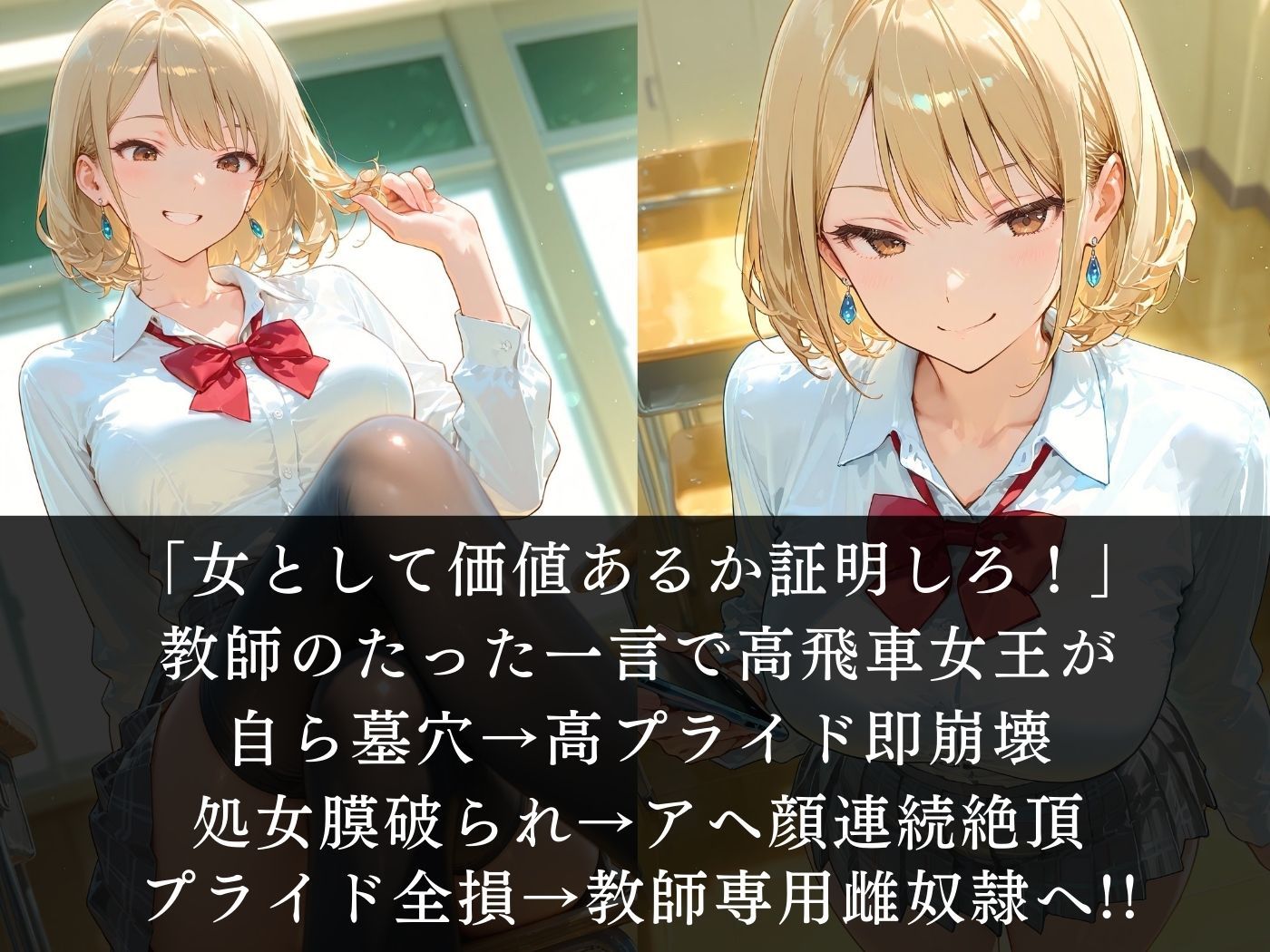 高プライド女は煽りに弱い サンプル画像 3