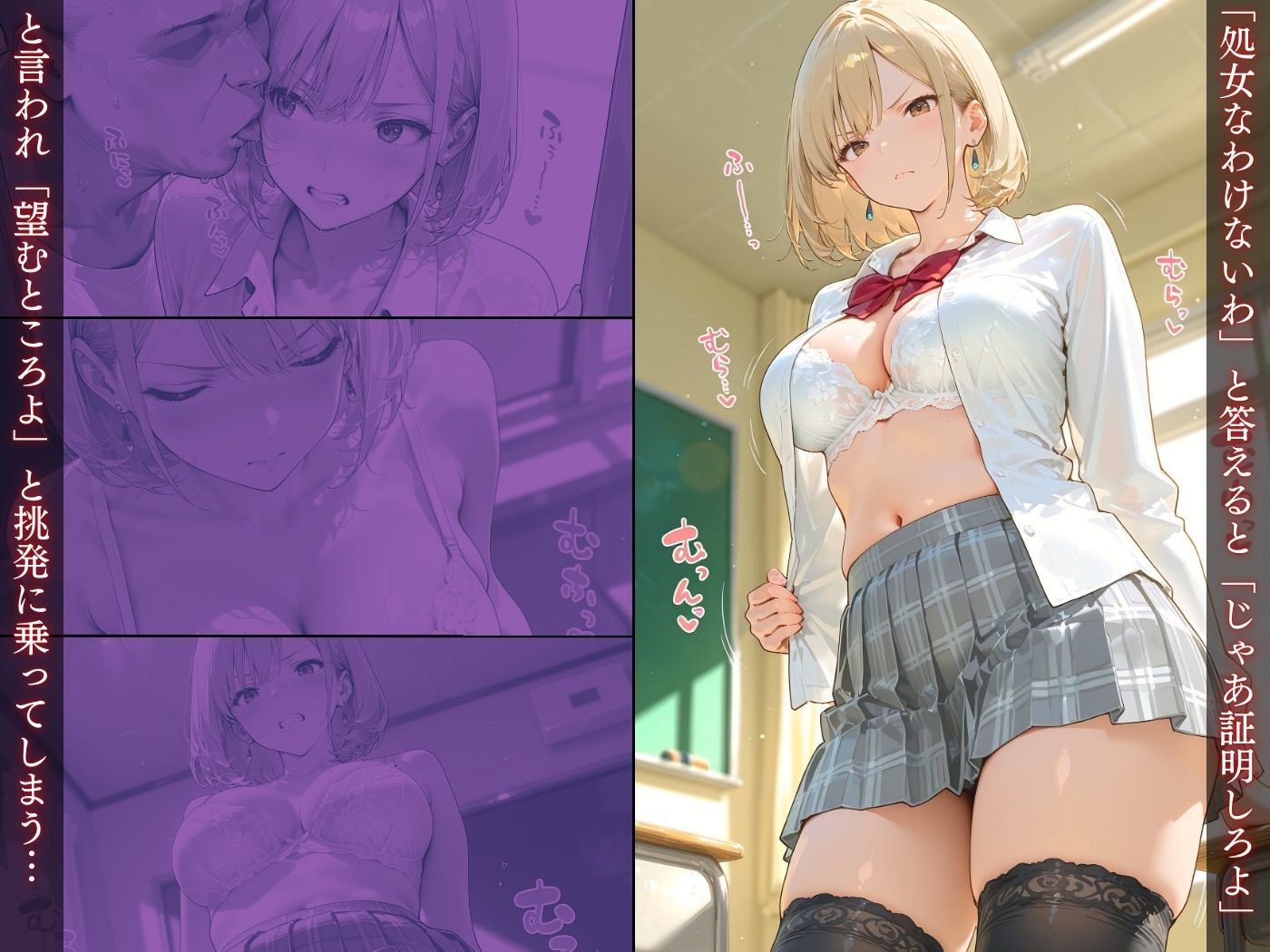 高プライド女は煽りに弱い サンプル画像 6