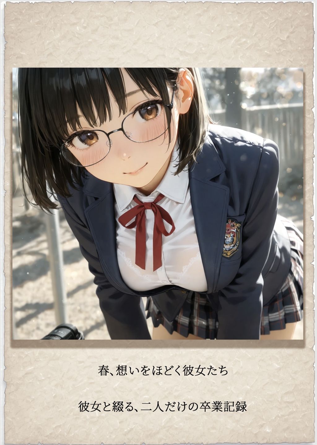 〜春、想いをほどく彼女たち〜彼女と綴る、二人だけの卒業記録 サンプル画像 2