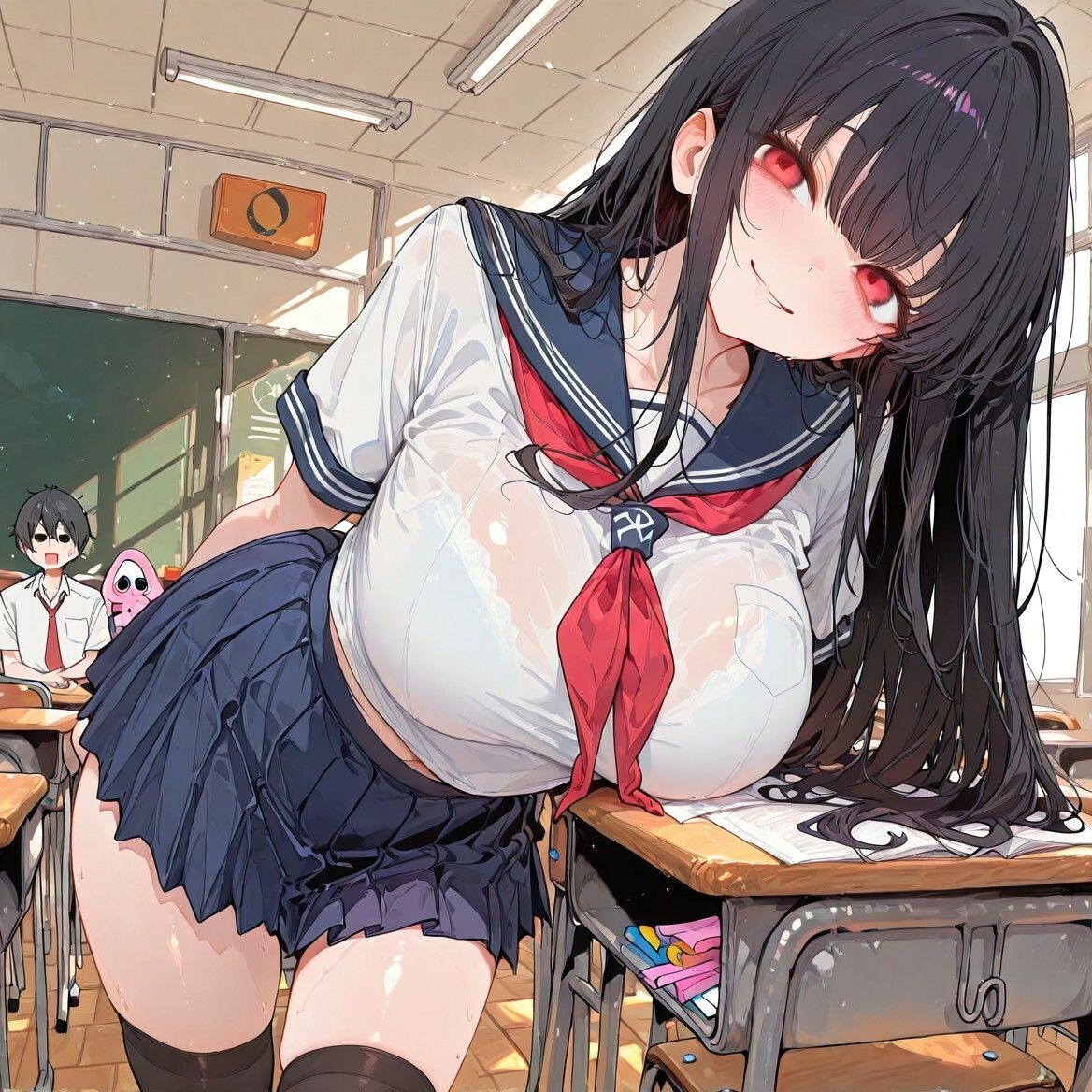 身だしなみチェックという名の性指導＃001｜えちえちクラブ サンプル画像 2
