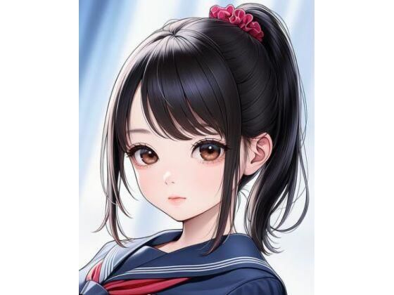 学校制服とポニーテール｜畜産画像商会