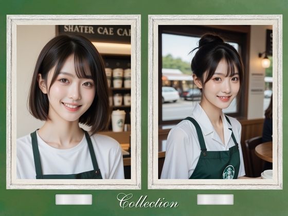 笑顔がかわいいカフェ店員｜清楚偏愛アトリエ サンプル画像 2
