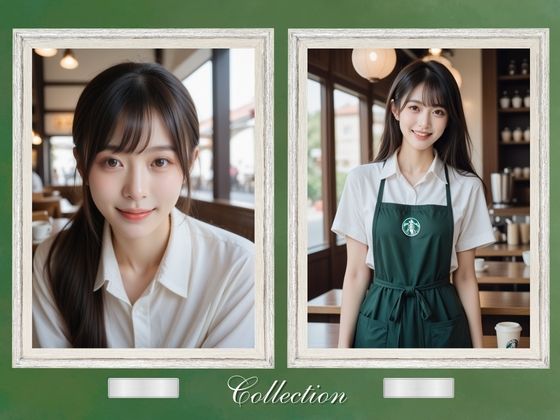 笑顔がかわいいカフェ店員｜清楚偏愛アトリエ サンプル画像 4