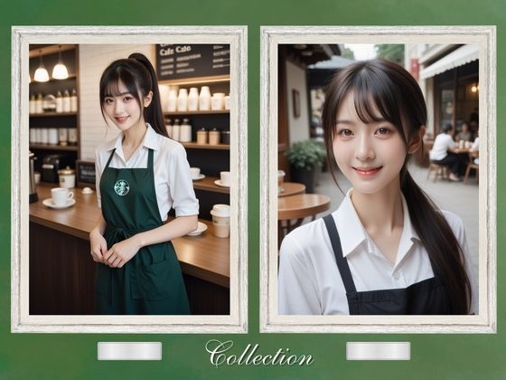 笑顔がかわいいカフェ店員｜清楚偏愛アトリエ サンプル画像 5