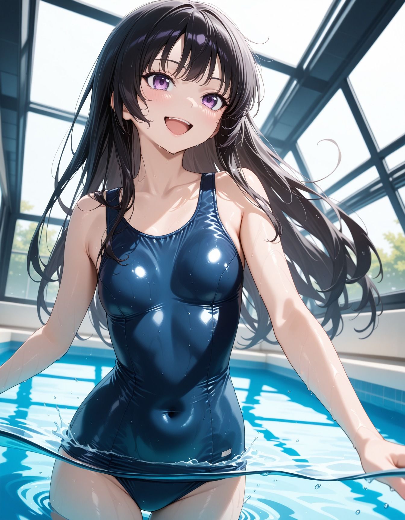 キモ男にプールで犯●れた少女 サンプル画像 4