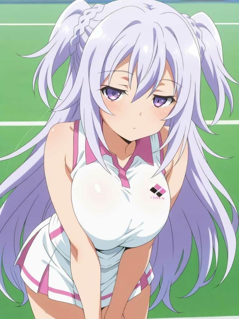刀藤〇凛 テニスウェアコス 168枚|ルナスケッチ サンプル画像 2