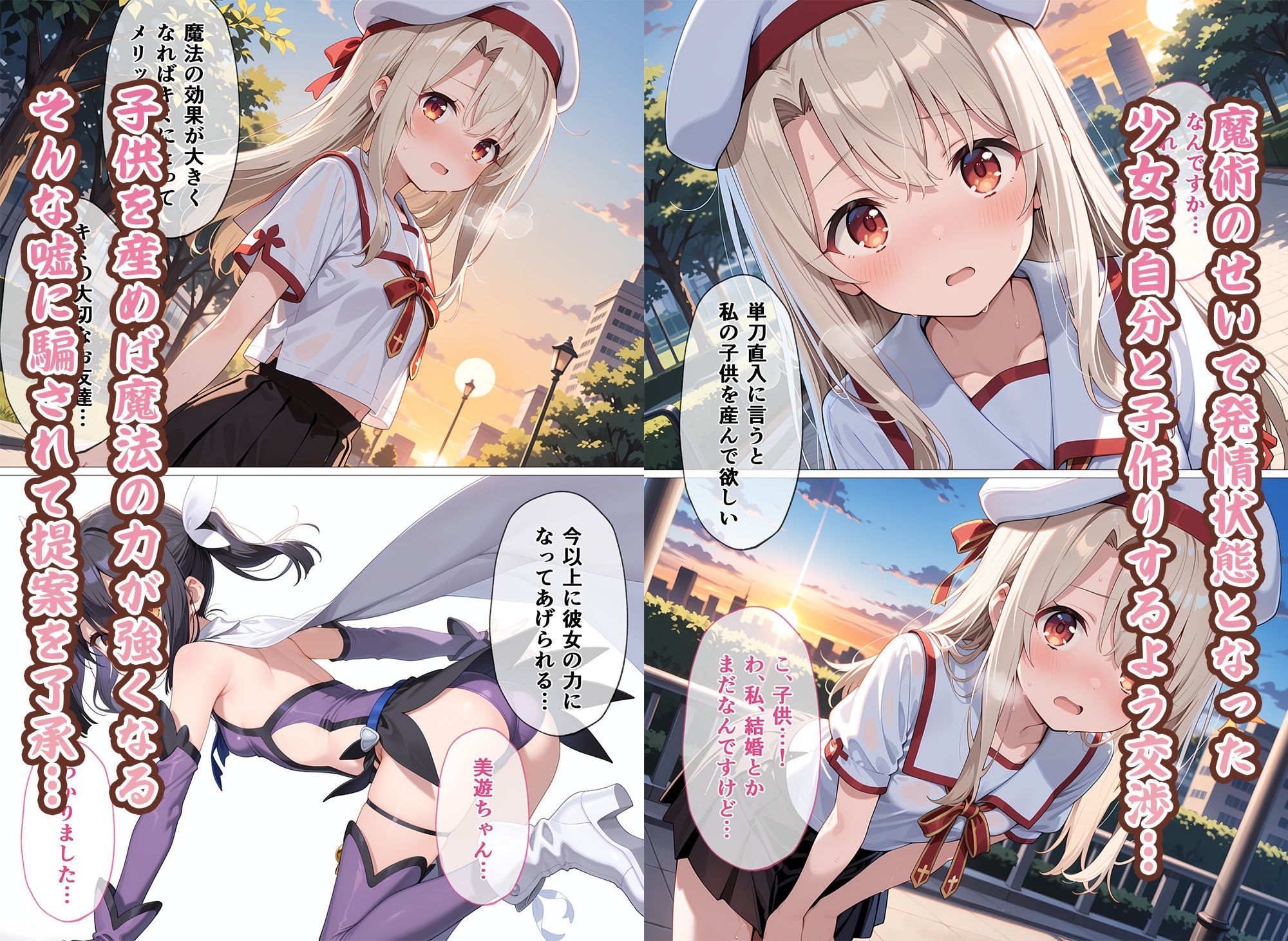 魔法少女母になる2 〜イ〇ヤスフィール・フ〇ン・ア〇ンツベ〇ン〜 サンプル画像 3