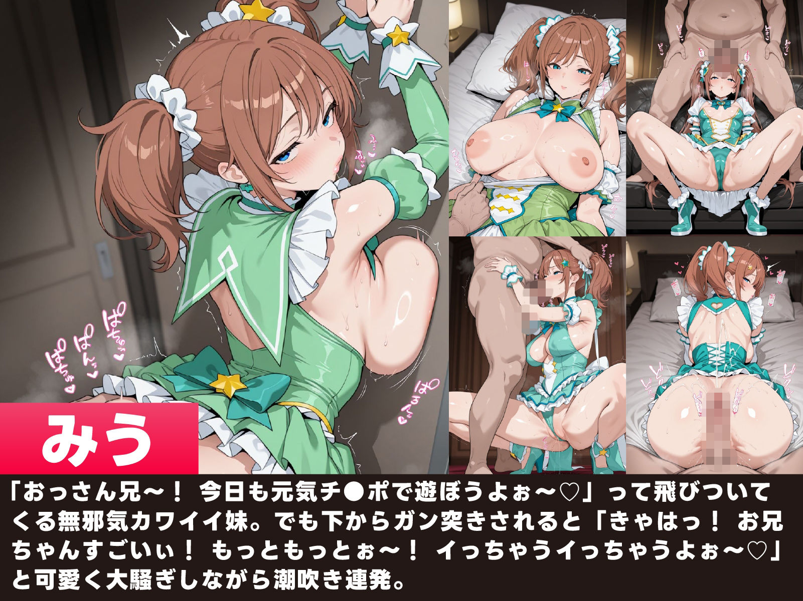 義妹に魔法少女の恰好させてハメまくってみた サンプル画像 4