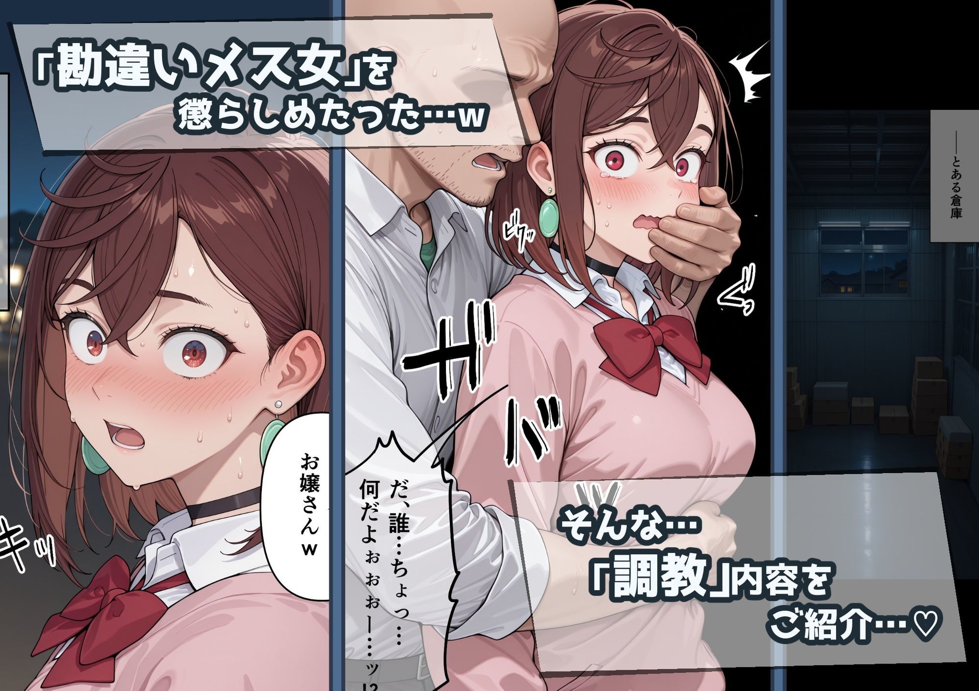 冴えないおじをザマァwしたら 拉致られてメス奴○にされました【ダンダダン】綾瀬もも サンプル画像 4