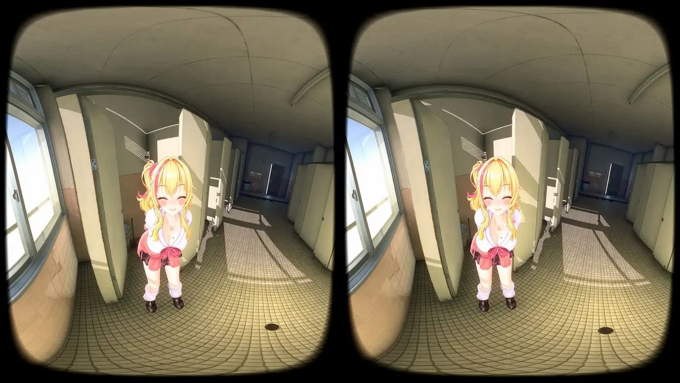 真昼に白濁を注いで 〜トイレでギャルとどすけべえっち〜【園原あいり】【VRデバイス用】 サンプル画像 4