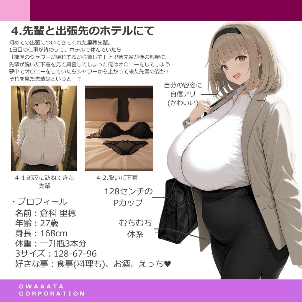 元・童貞の俺は爆乳先輩の下着でコッソリ抜いてしまう。 サンプル画像 6