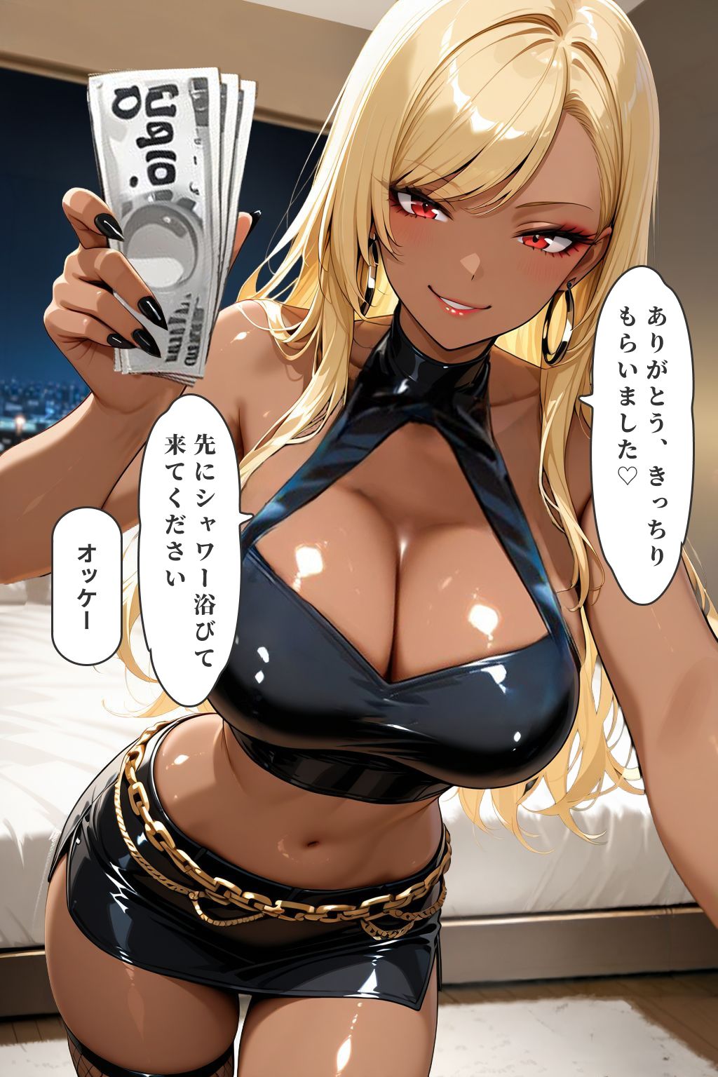 黒ギャル催●-甘く堕ちる視線- サンプル画像 8