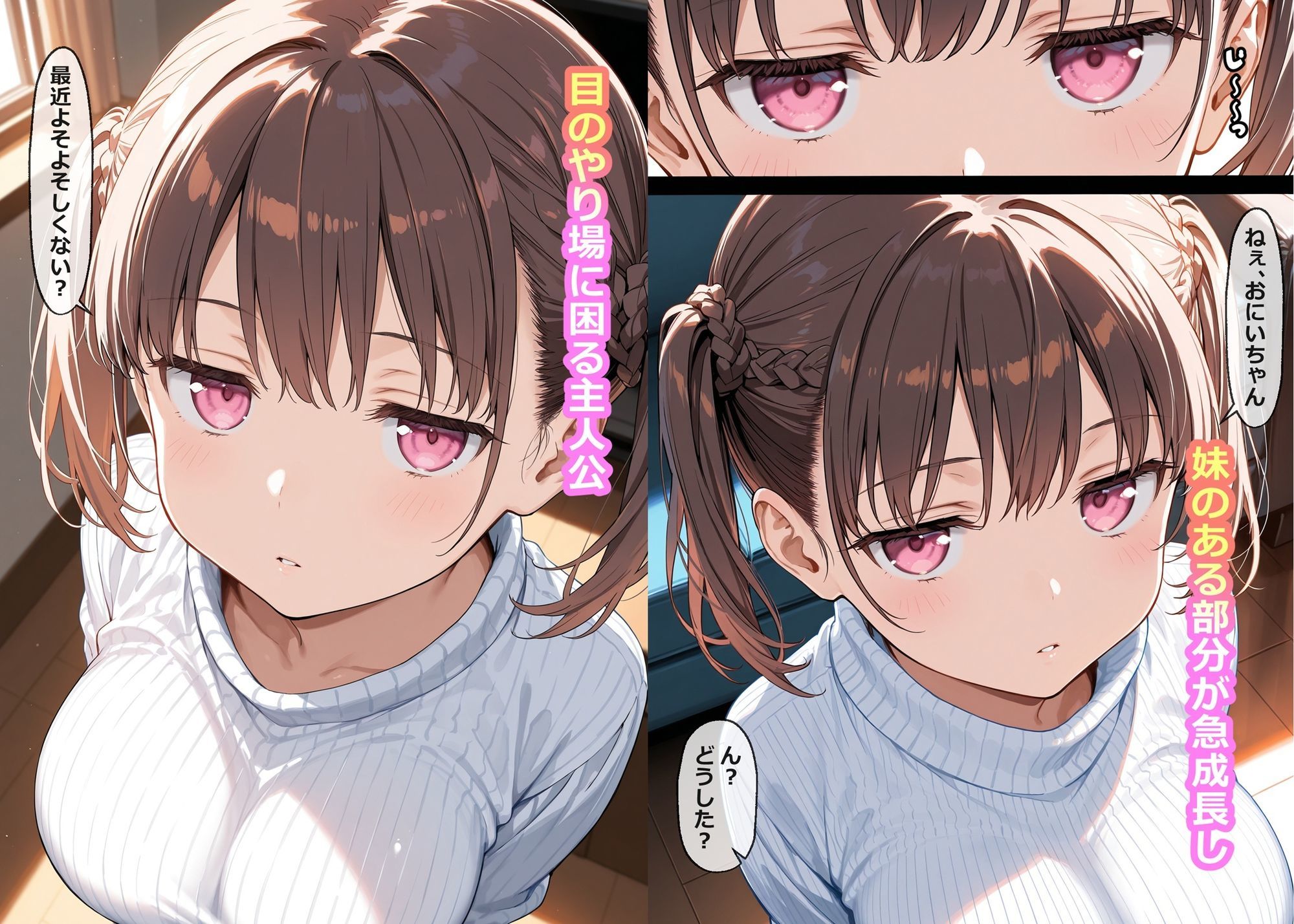 お兄ちゃん大好き妹のかまちょが止まらないので最後までしてあげた サンプル画像 2