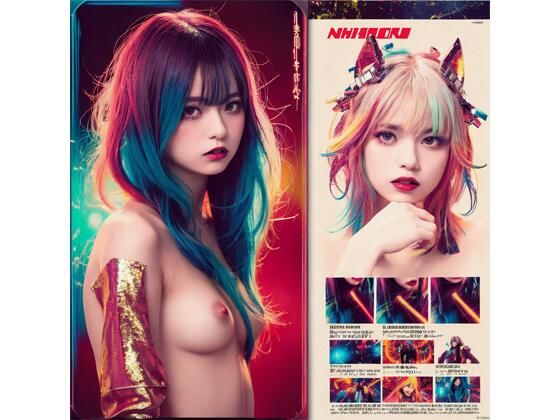 過激系美女！ジャケット風アート風写真集！｜美少女AI〜丸〜