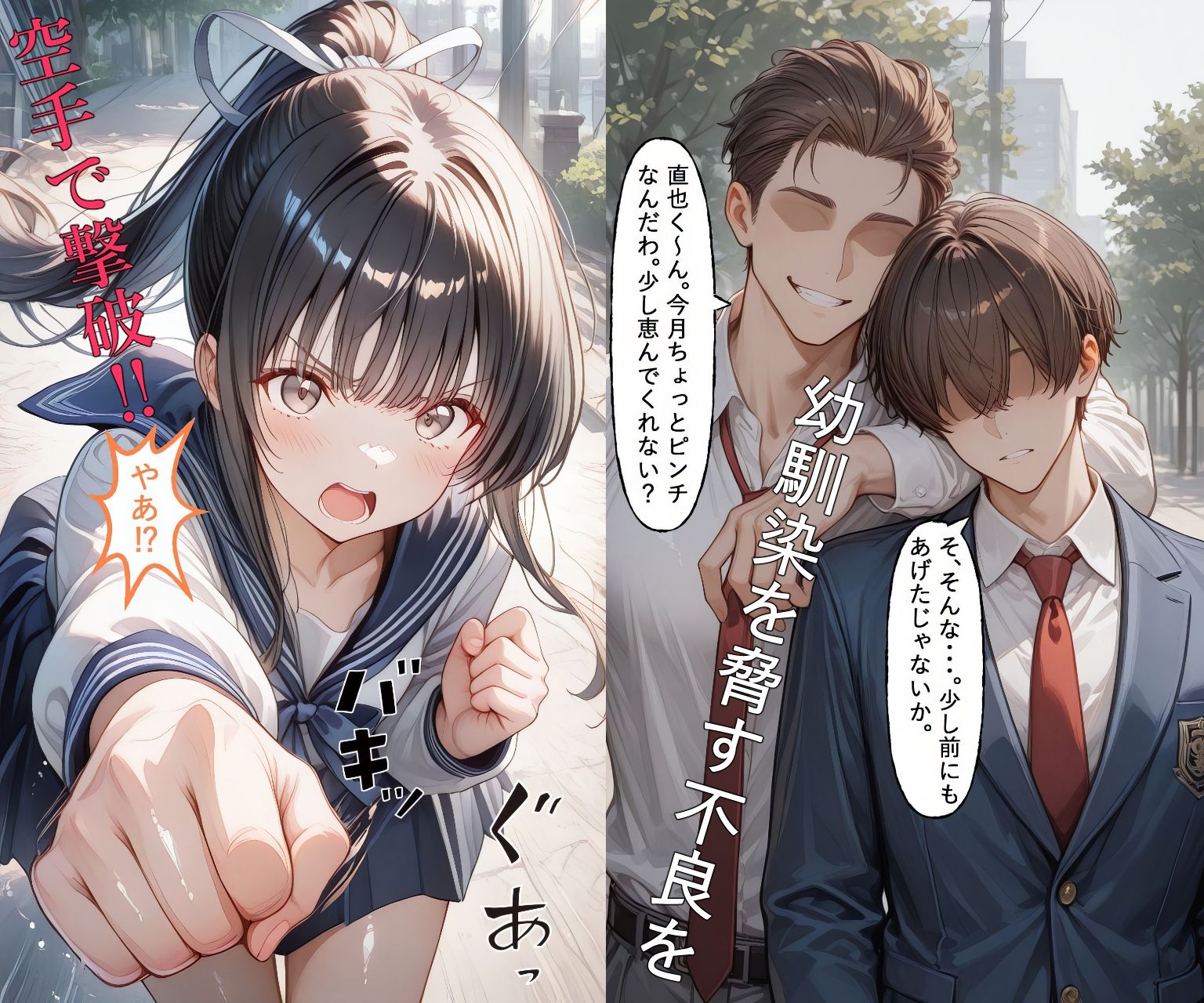 空手美少女の敗北 肉便器にされた美少女 サンプル画像 2