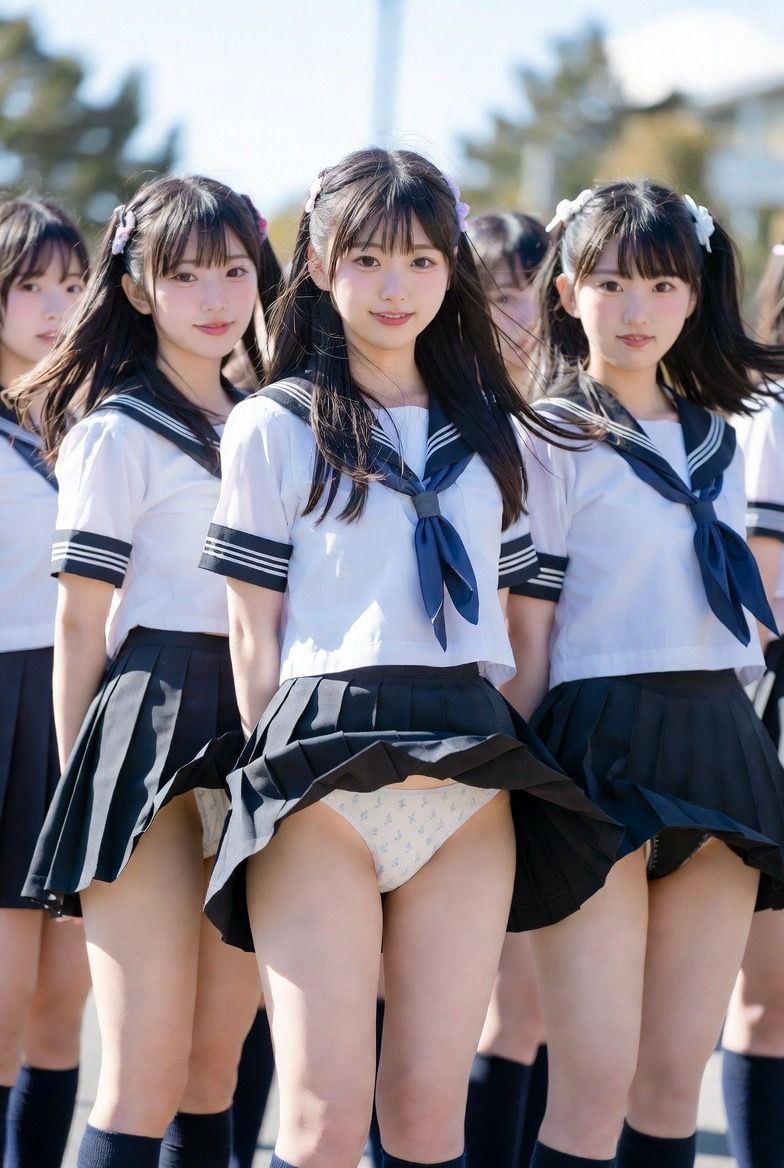 jk パンチラ|ちょいエロ サンプル画像 1