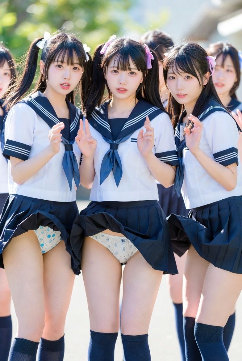 jk パンチラ|ちょいエロ サンプル画像 10