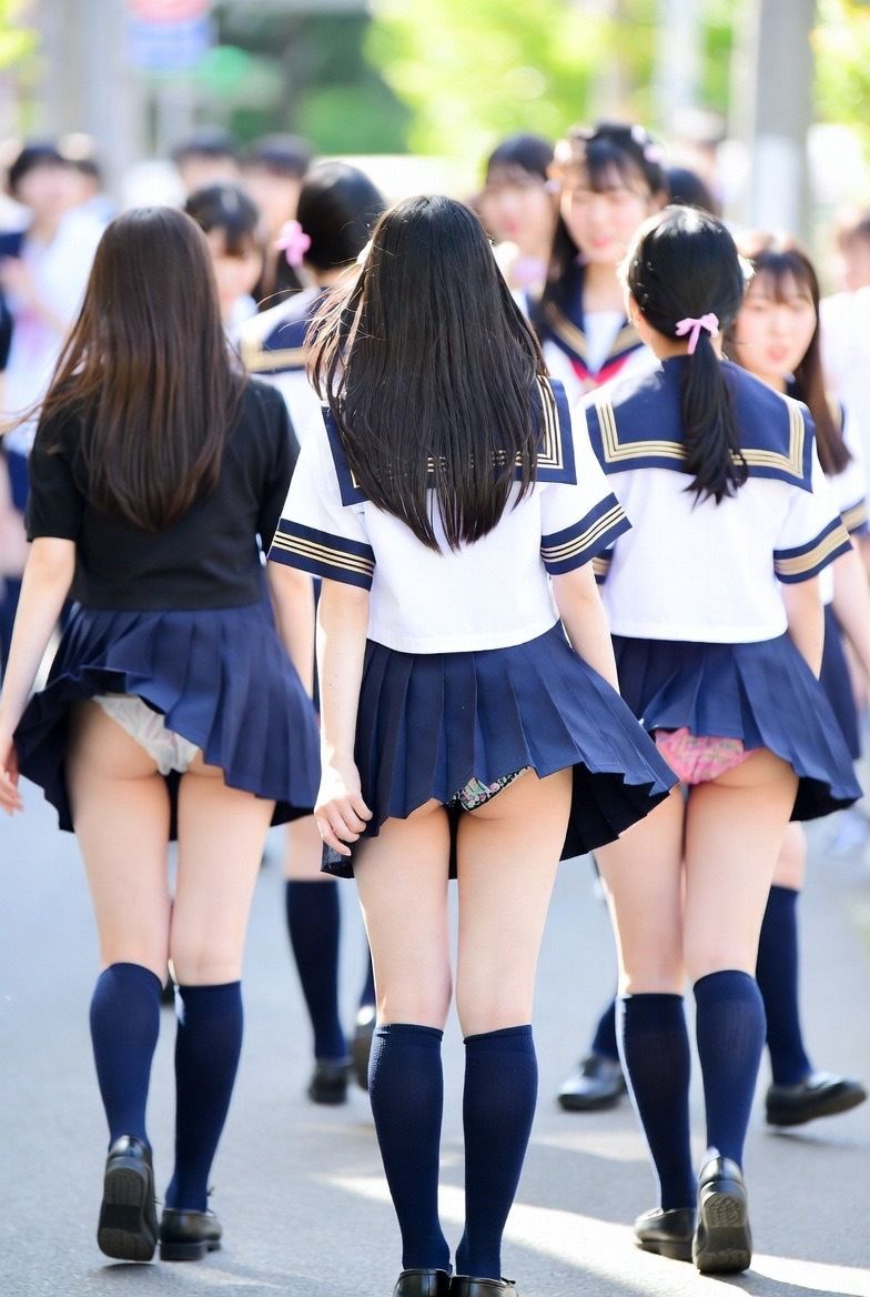 jk おしりパンチラ｜ちょいエロ サンプル画像 6