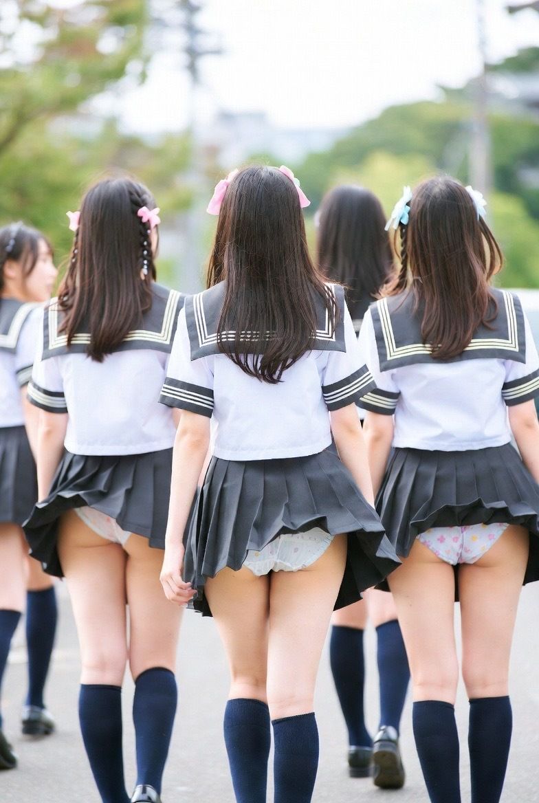 jk おしりパンチラ｜ちょいエロ サンプル画像 10