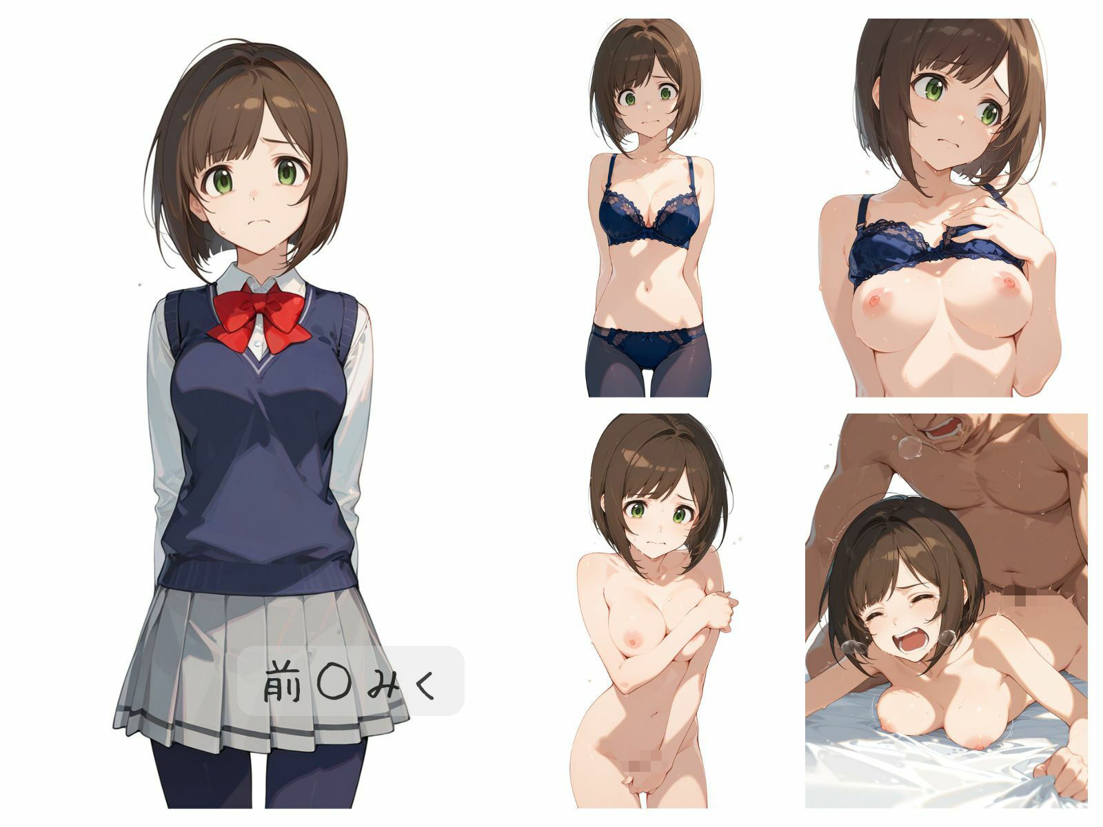 シンデレラアイドル全裸図鑑 Cute編 サンプル画像 6