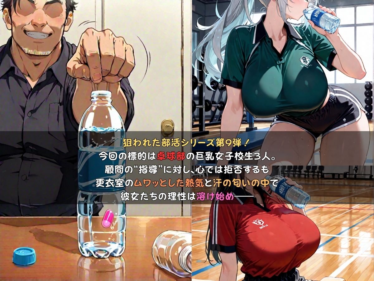 狙われた女子校生卓球部編─顧問の無限イキ地獄に堕ちていく巨乳JK─ サンプル画像 3