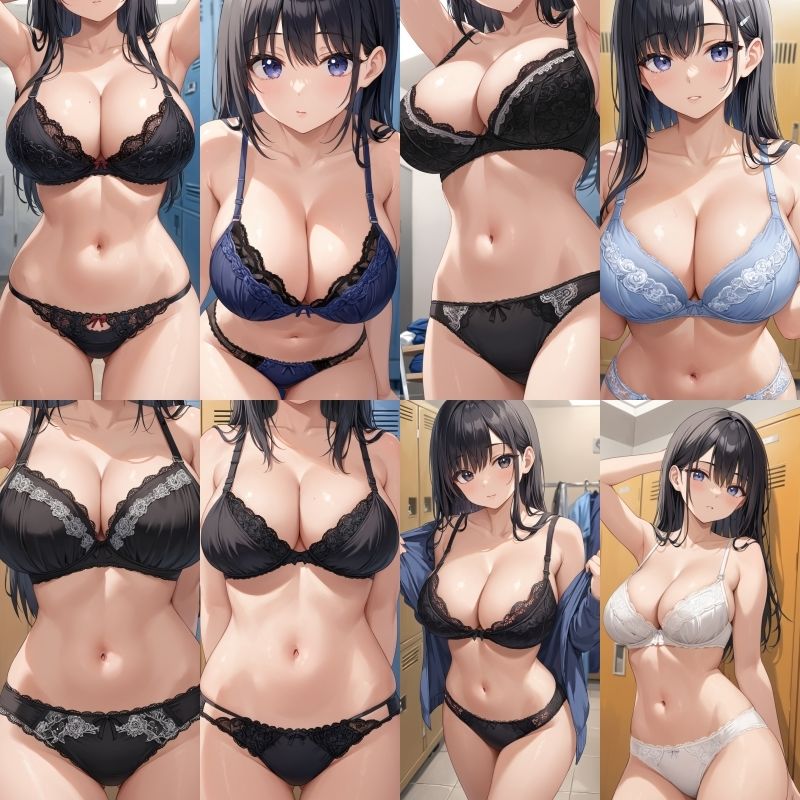 【女子更衣室盗撮】巨乳J〇レース下着【500枚】Vol.1-2｜女子高生 サンプル画像 5