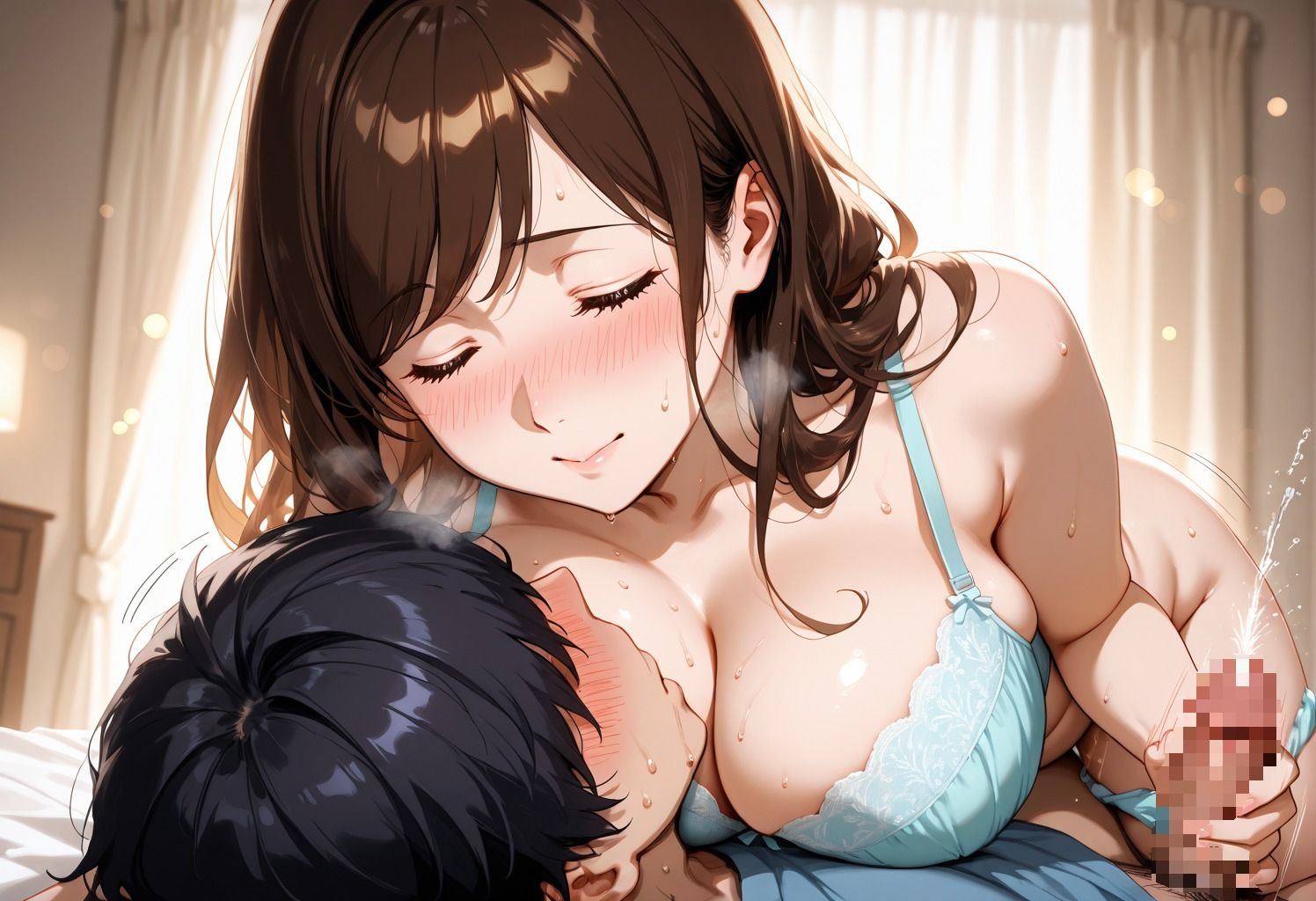 出張先ホテルの手違いで陰キャで女性慣れしていない部下と... まさかの相部屋 vol.2 サンプル画像 7