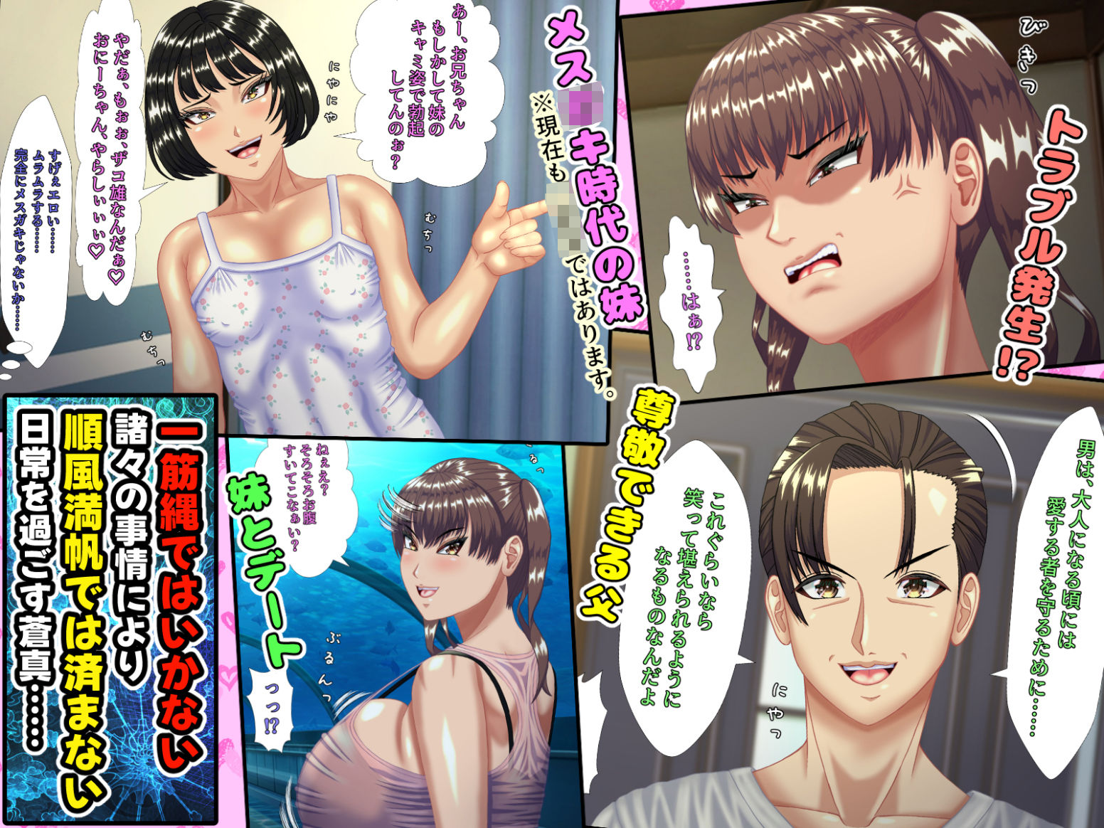 お母さんと妹を、お父さんが単身赴任の間に口説き落とした僕には、実は、ちょっと 女性の心に言葉が届きやすい特殊能力があった件。 サンプル画像 10