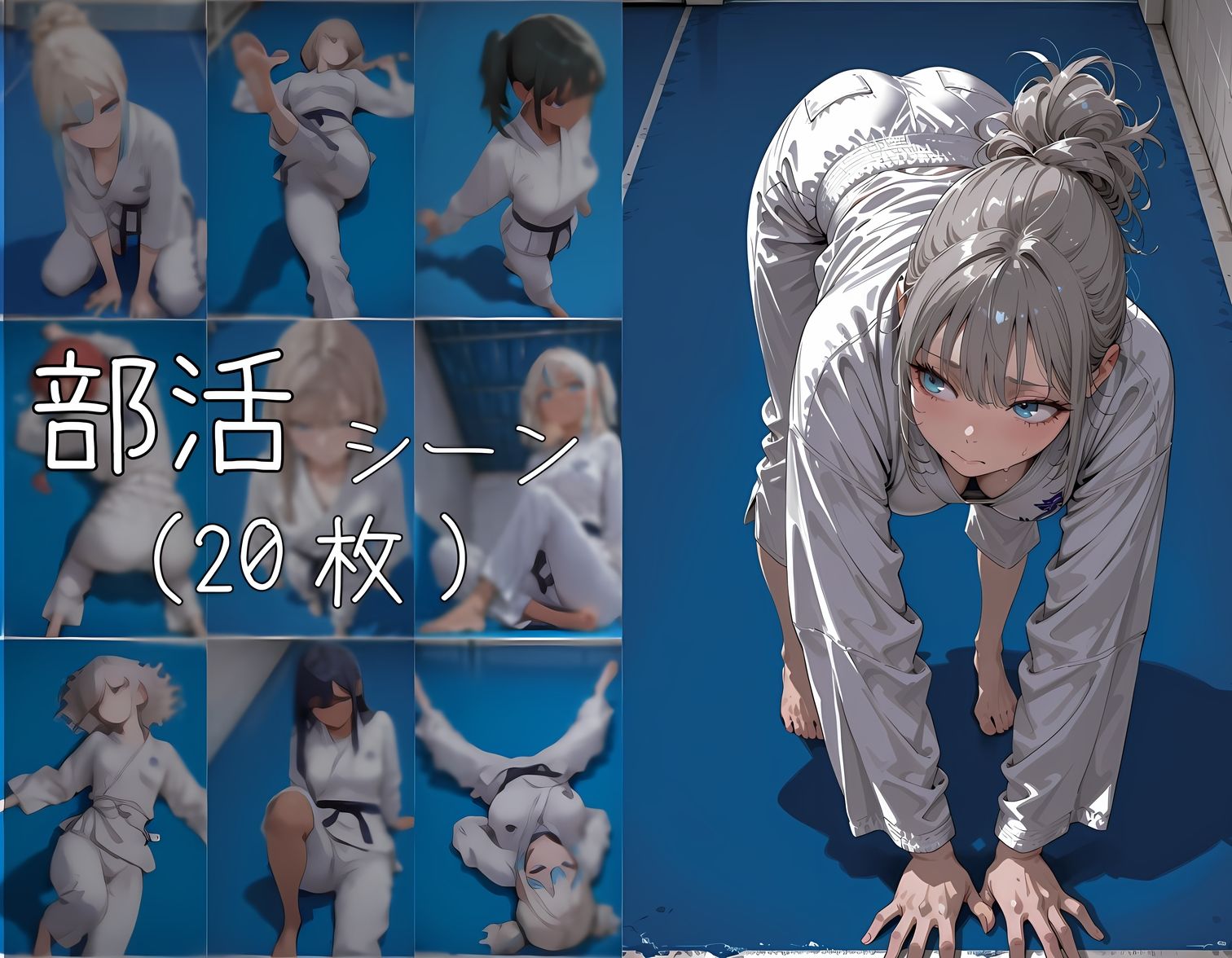 道着の下の柔肌 柔道部 サンプル画像 4