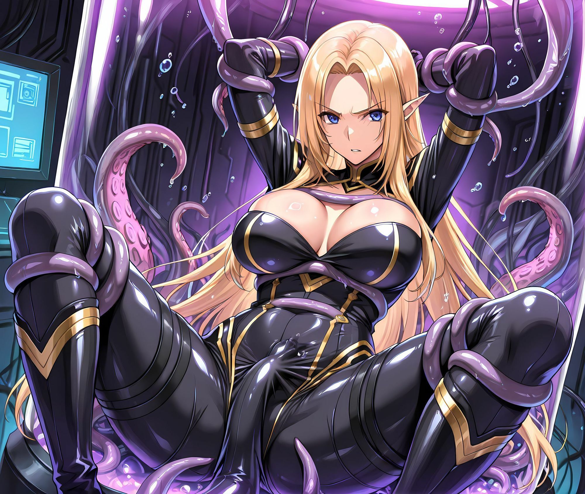 アルファ洗脳機械姦・悪堕ちドスケベ搾精 サンプル画像 5