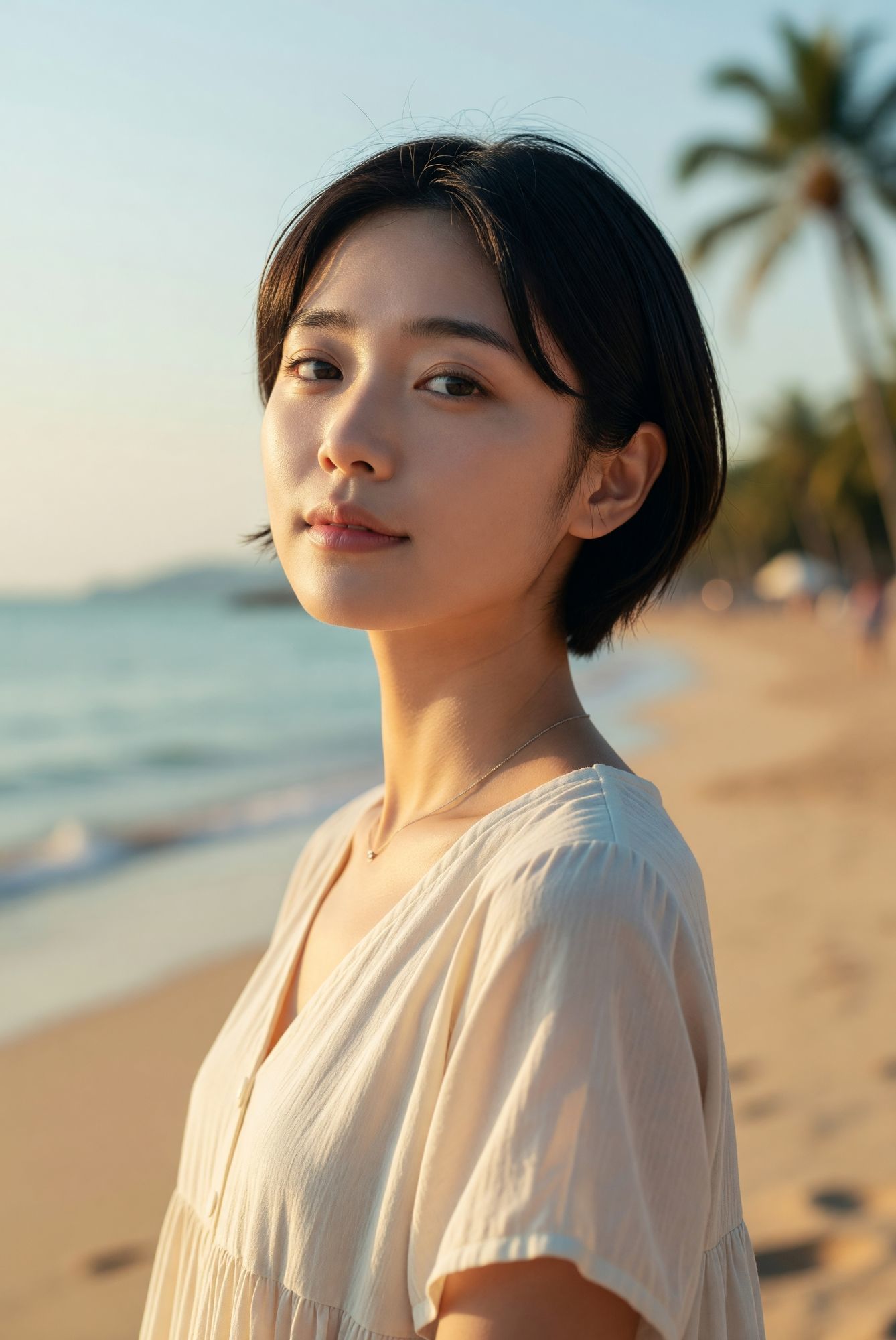 Yuki AIグラビアシリーズ Vol.1 夏のビーチ｜めい@AIフォトグラファー サンプル画像 5